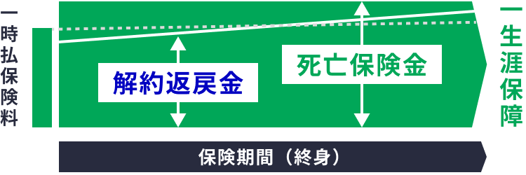 一時払い終身保険のしくみ