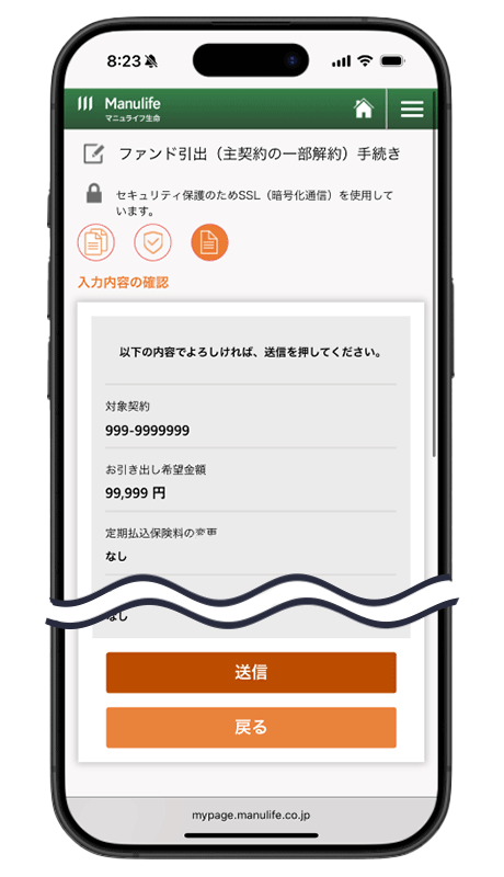 ４ 入力内容の確認
